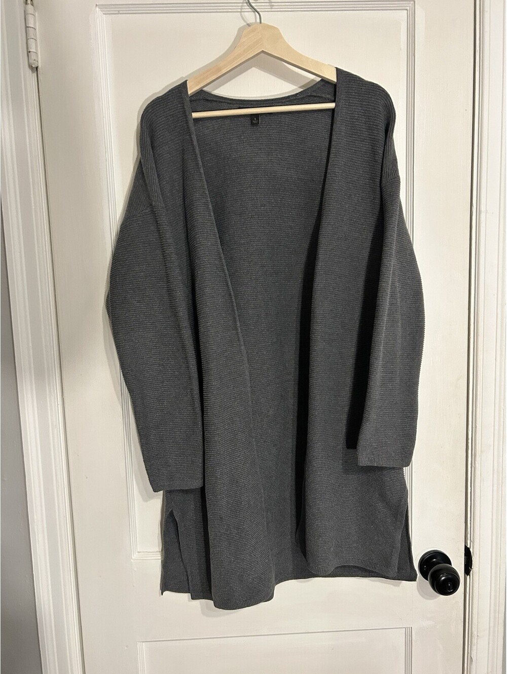 Banana Republic Long Open Front Cardigan Gray Women’s Size M